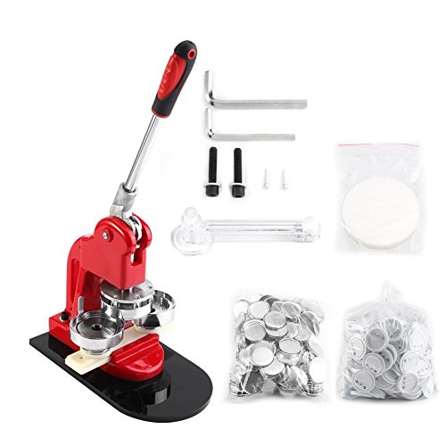 Yosoo Set de Máquina para Hacer Pins Botones y Cuchilla Circular (5,8 cm)
