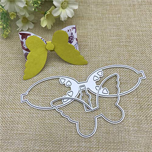 YQCZ Molde de Corte Arcos de Bowknot en Forma de murciélago Plantillas de Troqueles de Corte de Metal para DIY Scrapbooking Tarjetas de Papel de Bricolaje Álbum de Fotos Relieve Decorativo
