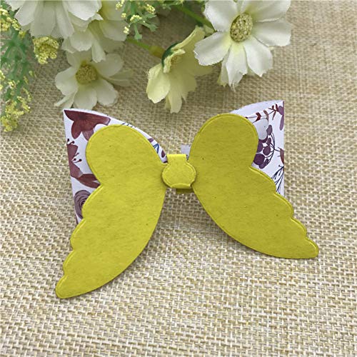 YQCZ Molde de Corte Arcos de Bowknot en Forma de murciélago Plantillas de Troqueles de Corte de Metal para DIY Scrapbooking Tarjetas de Papel de Bricolaje Álbum de Fotos Relieve Decorativo