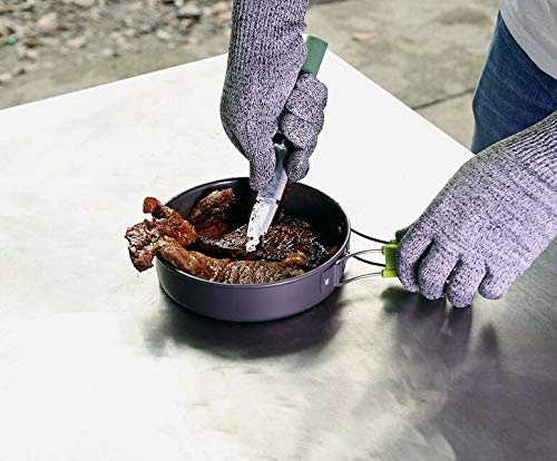 Yrlehoo Guantes Anticorte para Niños, Guantes Resistentes a Los Cortes Nivel 5 Seguridad para Cocina Trabajo y Jardín, 1 Par Seguridad Proteccion Guante, Aptos para Uso alimentario (XXS (5-8 años))