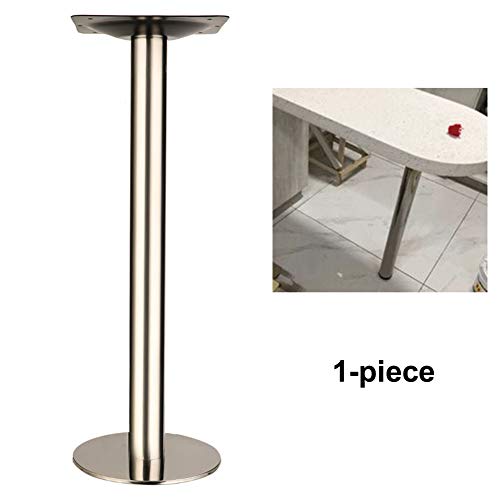YUANJJ Patas De Mesa De Acero Inoxidable, Pies De Muebles Pesados, Patas De Barra/Pie De Gabinete/Pies De Soporte De Mesa De Computadora, Patas Cilíndricas De 6 cm De Diámetro
