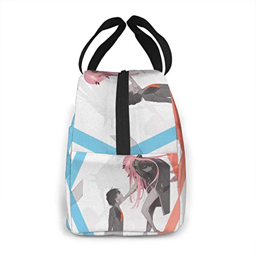 Yuanmeiju Darling in The Franxx, fiambrera portátil con aislamiento, para mujeres, hombres, niños, niñas con viajes de picnic de trabajo