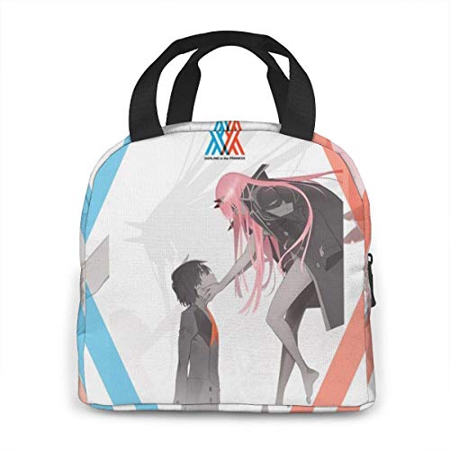 Yuanmeiju Darling in The Franxx, fiambrera portátil con aislamiento, para mujeres, hombres, niños, niñas con viajes de picnic de trabajo