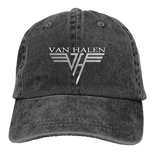 Yuanmeiju Gorra de Mezclilla Vanha len Adjustable Unisex Hat Baseball Caps Black