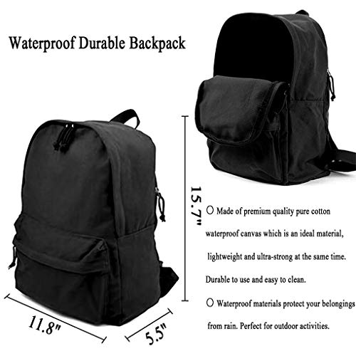 Yuanmeiju Mochila de Lona para computadora portátil, Mochila Escolar Impermeable, Hello Kinky, Ligera, antirrobo, para Viajes al Aire Libre, Mochila para Estudiantes universitarios, Que se