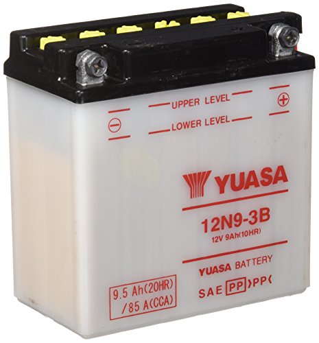 YUASA BATERIA 12N9-3B abierto - sin ácido