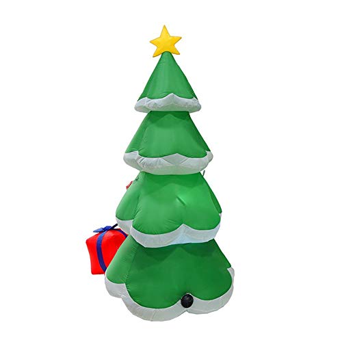 YUASIA 7 Pies LED Se Iluminan Árbol De Navidad Gigante Inflable con 3 Cajas De Regalo para La Decoración De Blow Up Yard, Bajo Techo En Exteriores Jardín Jardín Decoración Navideña