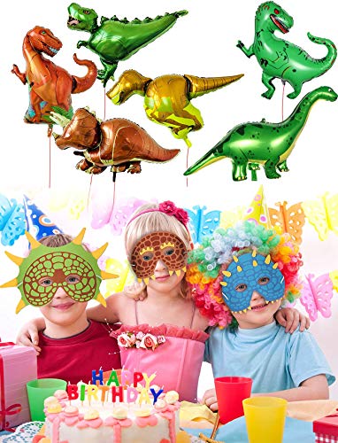 YuChiSX Dinosaurio Globo,Globos de Dinosaurio Globos Dinosaurios de Papel de Aluminio Globos Pelotas Sets De Decoración para Fiesta Bodas Decoracion de Fiesta de Cumpleanos Regalo de ninos