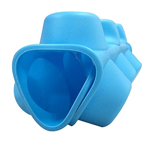 YuCool - Moldes de silicona para magdalenas, tartas, sin BPA, aptos para microondas (naranja, rojo, azul)