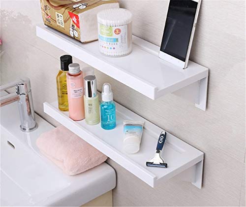 Yunbai Los estantes flotantes - Norte de Europa simple moda creatividad personalidad concisa de tipo de succión de artículos de tocador blanco Aceite y sal agente saborizante dormitorio cocina baño es