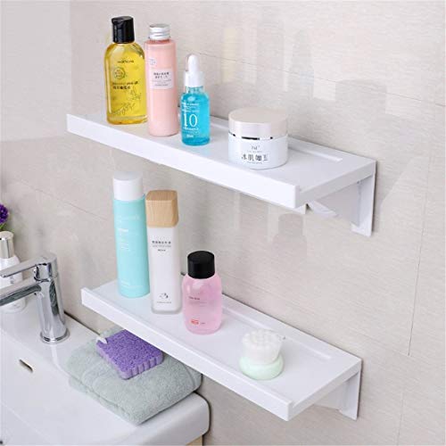 Yunbai Los estantes flotantes - Norte de Europa simple moda creatividad personalidad concisa de tipo de succión de artículos de tocador blanco Aceite y sal agente saborizante dormitorio cocina baño es