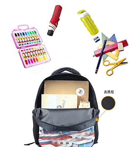 YUNDI Sonic Mochilas Gran Oferta, Mochila Super Mario Bros Sonic, Bolsa para niños, Hermoso patrón de impresión, Bolsa de jardín de Infantes Mario Sonic