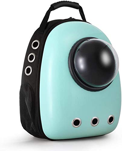 YUNDU Mochilas para Mascotas Gatos Y Perros Mochilas De Senderismo De Viaje,Cyan
