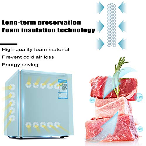 YUTGMasst Portatil Nevera Congelador/Refrigerador Electrica Nevera, Mudo Pequeño Neveras Adecuado para Hoteles Bar Habitacion Hogare Vitrina Cosmético Pequeño Refrigerador Verano