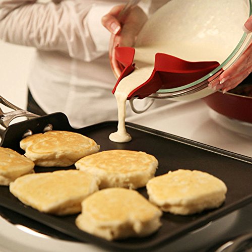 YUYDYU Gadgets de Cocina Fuga Sopa Deflector Anti-Derrame Líquido Desvío Boca Cocinero Piezas
