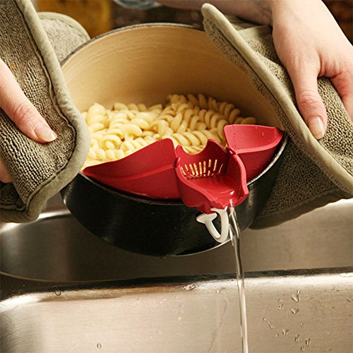 YUYDYU Gadgets de Cocina Fuga Sopa Deflector Anti-Derrame Líquido Desvío Boca Cocinero Piezas