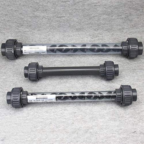 ywzhushengmaoyi Herramienta de Conexión de tubería 2pcs UPVC 1/2" 3/4" 1" 1,25 1,5" de Alta eficiencia de ozono de Mezcla de ozono Equipo Inline Mezclador estático Accesorios de tubería