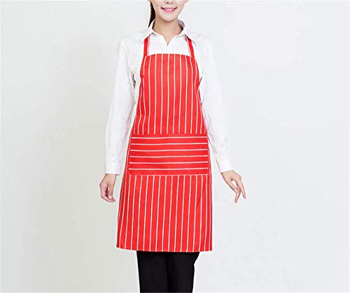 YXDZ (2 Piezas Delantal, De Longitud Media, para Hombres Y Mujeres, Cintura Corta, Moda, Restaurante Occidental, Cafetería, Camarero Negro, Monos, Cintura H