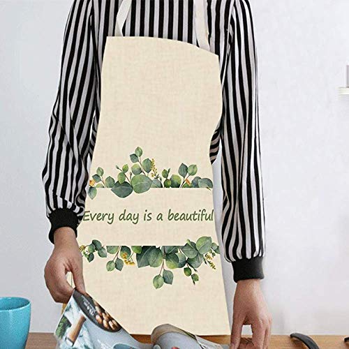 YXDZ Delantal Impermeable Y A Prueba De Aceite Hogar Hombres Y Mujeres Cocina Cocina Cafetería Hornear Panadería Chef Ropa De Trabajo Delantal De Planta 7