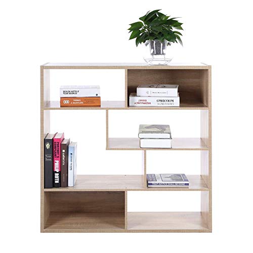 YXZQ Estante, Estante para Cubos, Unidad de Almacenamiento de Cubos modulares de 7 Cubos Estante de Almacenamiento Abierto Armario de pie Independiente Exhibidor de Libros Unidad de almacena