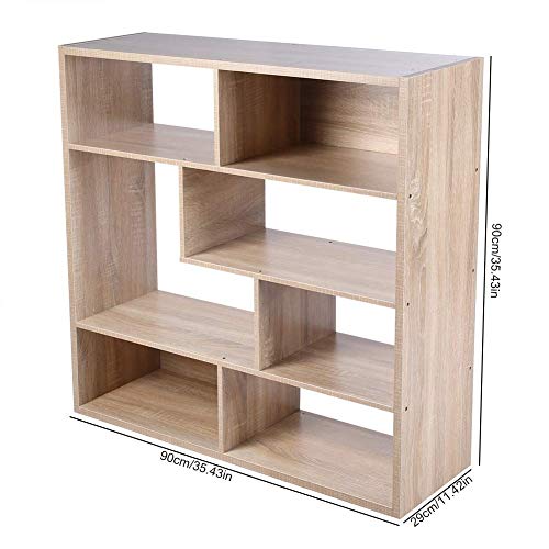 YXZQ Estante, Estante para Cubos, Unidad de Almacenamiento de Cubos modulares de 7 Cubos Estante de Almacenamiento Abierto Armario de pie Independiente Exhibidor de Libros Unidad de almacena