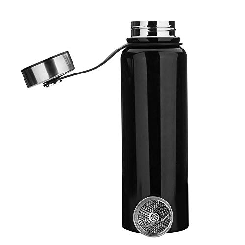 YYW - Botella térmica de acero inoxidable de 1,5 litros, aislada al vacío, termo de acero inoxidable, antigoteo, botella de agua, botella deportiva, botella aislante de doble pared para el deporte