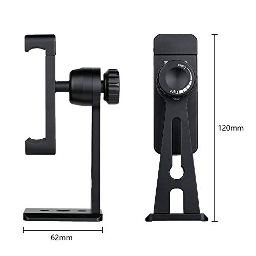Zacro Soporte Móvil Trípode Multiángulo Soporte Vertical con Montura de Trípode para Teléfono de 5.6-8.9 Pulgadas