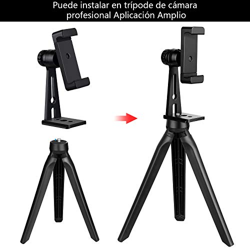 Zacro Soporte Móvil Trípode Multiángulo Soporte Vertical con Montura de Trípode para Teléfono de 5.6-8.9 Pulgadas