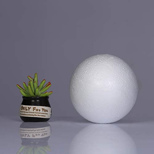 ZADAWERK® Bola de poliestireno - sólida - Ø 15 cm - 3 Piezas