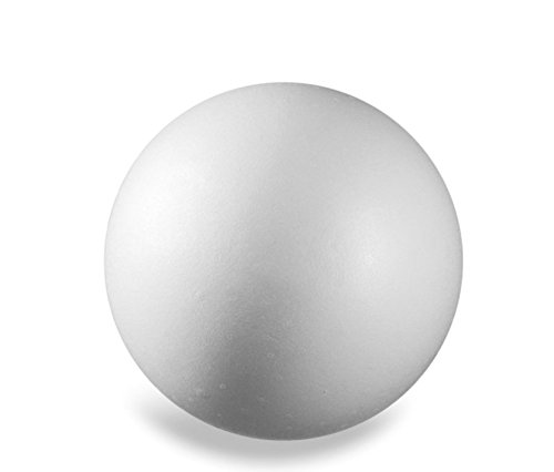 ZADAWERK® Bola de poliestireno - sólida - Ø 15 cm - 3 Piezas
