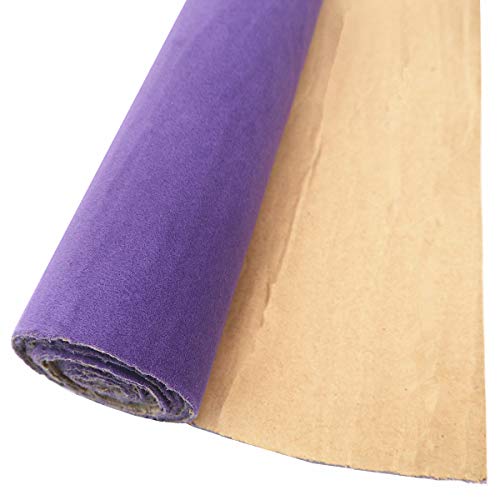 Zaione rollo de 17.7 pulgadas de ancho autoadhesivo de terciopelo, forro de papel de contacto para joyería, cajón, tela, no tejido, calcomanía para manualidades, decoración de fondo