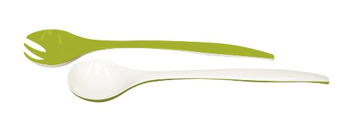 Zak ! Designs Servicio Ensalada Verde/Blanco 29 CM. 1283-0420