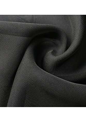 Zamtapary Mujeres Kimono Cardigan Largo Maxi De Gasa Vestido De Traje De Baño Bikini Cover Up Playa Vestido Negro M