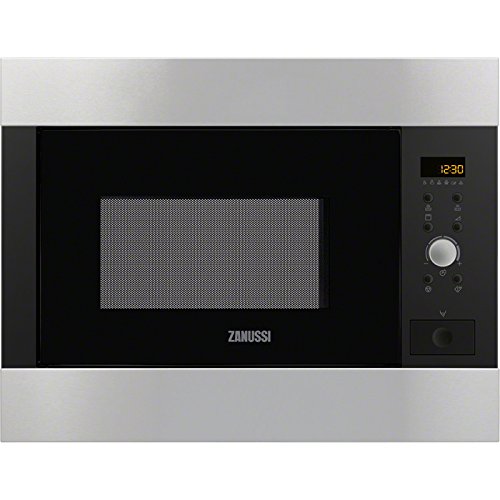 Zanussi ZBG26542XA Integrado 25.37L 900W Acero inoxidable - Microondas (Integrado, 25,37 L, 900 W, Botones, Giratorio, Acero inoxidable, 1000 W)