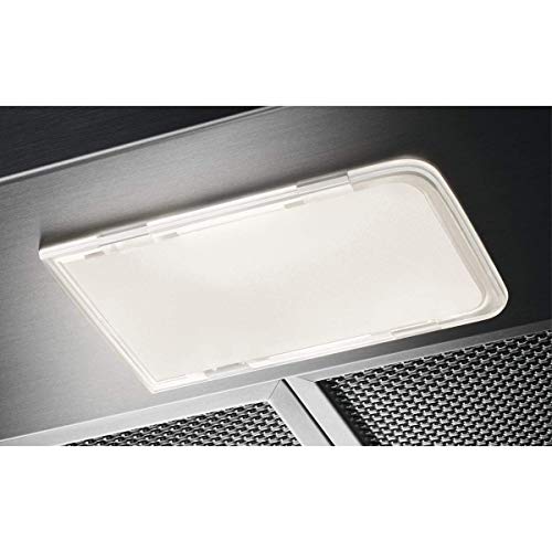 Zanussi ZHC92462XA Campana extractora de pared, 90 cm, 3 velocidades, Acero inoxidable, Potencia hasta de 420 m3/h, Nivel de ruido 66 dB(A), Iluminación LED, Inox, Clase D