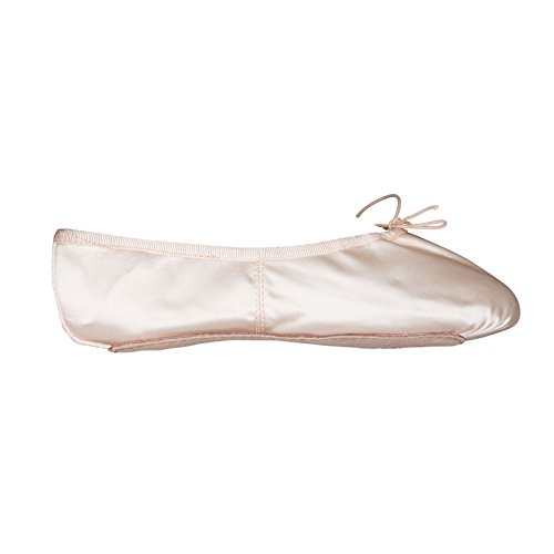 Zapatillas de ballet de raso de suela completa Capezio Daisy - Rosa Tamaño 26