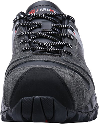 Zapatillas de Seguridad Hombre, LM-18 Zapatos de Seguridad Antideslizantes con Punta de Acero Antipinchazos Calzados de Trabajo