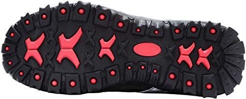 Zapatillas de Seguridad Hombre, LM-18 Zapatos de Seguridad Antideslizantes con Punta de Acero Antipinchazos Calzados de Trabajo