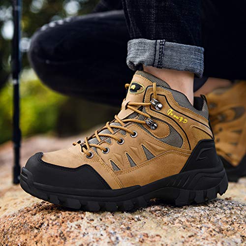 Zapatillas Trekking Correas De Otoño Invierno para Hombres Botas Altas De Exterior Botas De Senderismo Impermeables