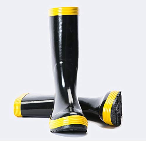 Zapatos de seguridad Botas de fuego |Rescate botas de lluvia |Botas de combate |Zapatos de trabajo de seguridad, que perfora el Anti-retardante de la llama de alta temperatura alta tubo zapatos de gom