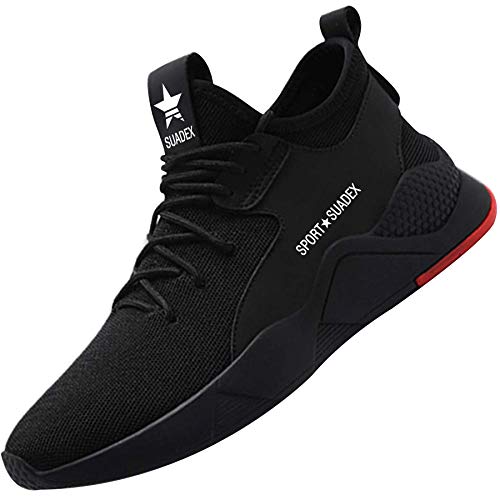 Zapatos de Seguridad Hombre con Punta de Acero, Cómodas Ultraligero & Transpirables, 36-48