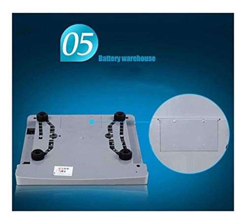 ZBYL Acero for Trabajo Pesado Escala Postal de Acero con una aproximación de 0,1 g LCD Digital Comercial Carne Báscula Digital de 30 kg de Capacidad 910 (Color : White, Size : 3kg/0.1g)