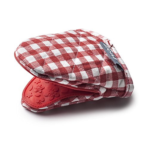 Zeal Cuadros Mini Guante manopla, algodón, Rojo, 17,5 x 13,5 x 2,5 cm