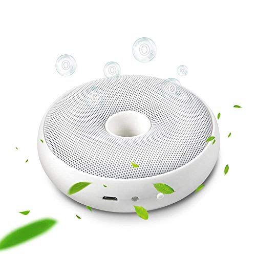 Zeerkeer Purificador de aire portátil ambientador coche USB Ozono Sterilisation para eliminar alérgenos polen, muffa, formaldehído, humo, ideal para casa, oficina, armario, zapatero (blanco)