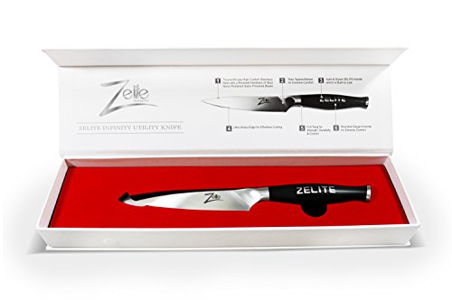 Zelite Infinity, Pelador Verduras Multiuso de 13 cm – Utensilios Cocina Serie Comfort-Pro – Acero Inoxidable Alemán de Alto Contenido en Carbono – Cuchillos Cocina con Filo de Navaja, Supercómodos