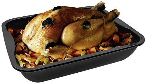 Zenker 3453 XXL - Fuente con Tapa (40 x 34 x 8 cm)