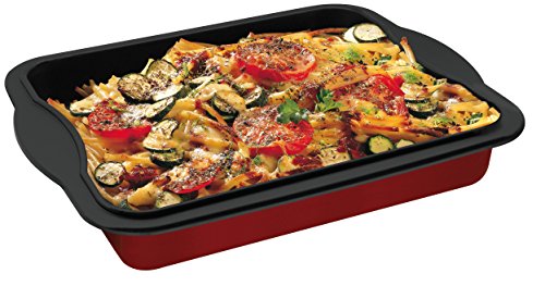 Zenker 3453 XXL - Fuente con Tapa (40 x 34 x 8 cm)