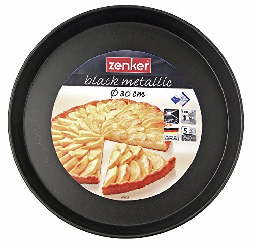 Zenker Molde Borde Liso Tartas Y Pizzas, Acero, Única