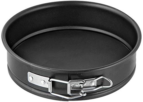 Zenker Molde Desmontable Special Mini, Acero con Revestimiento Antiadherente Teflon, Negro, Ø 16x4,5 cm