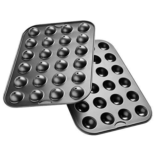 Zenker septiembre 24 Mould Cake Pops con Palos y Bolsas, Acero, Negro